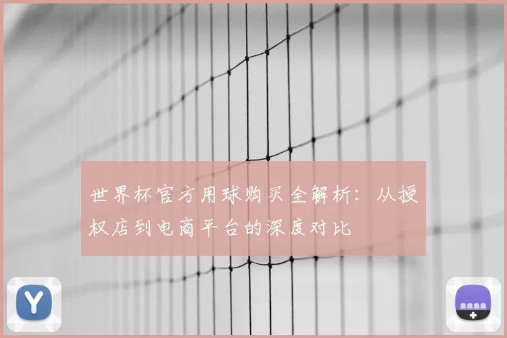 世界杯官方用球购买全解析:从授权店到电商平台的深度对比